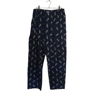 Polo Ralph Lauren Pajama Pants Men's Size Large Navy Cotton Flannel Bears